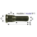 STUD 0.5''-20X1.84''