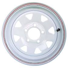ROUE RALLY,13''X5TR,BLANC