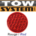 LUMIERE 24LED RONDE 4''RO UGE