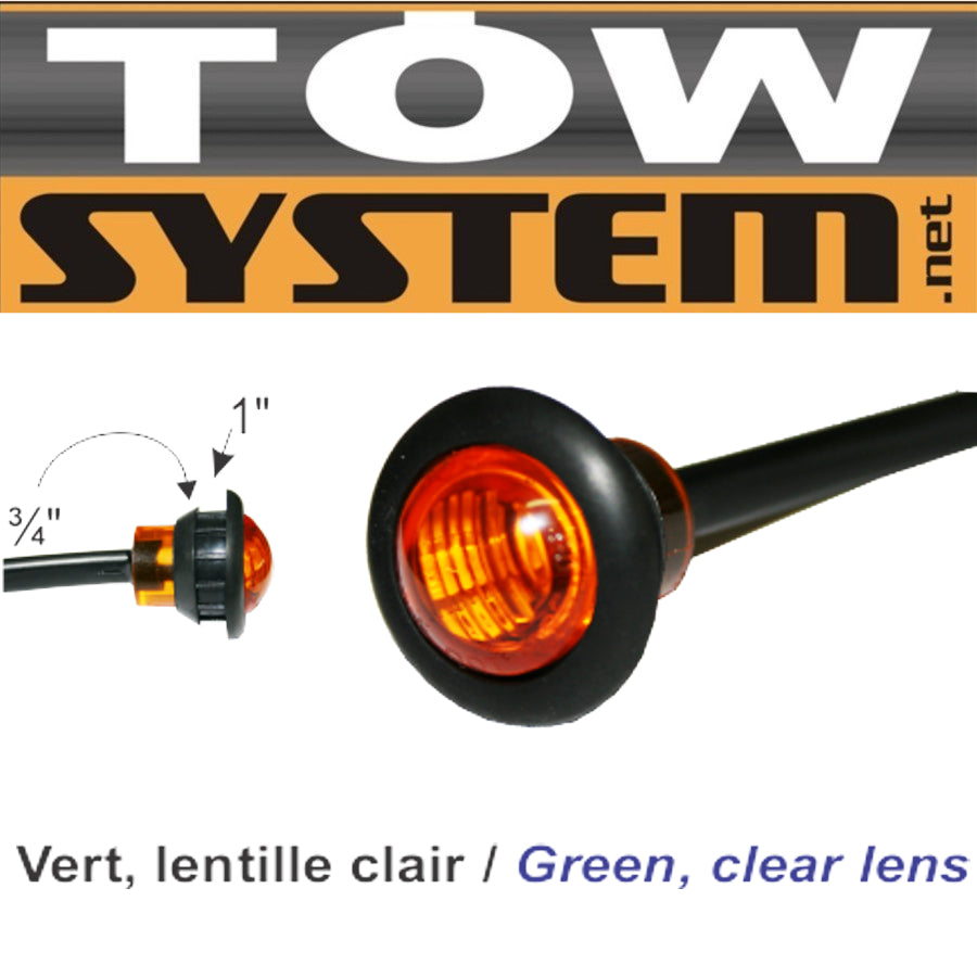 LUM.POSI.RONDE LED CLAIR /VERT