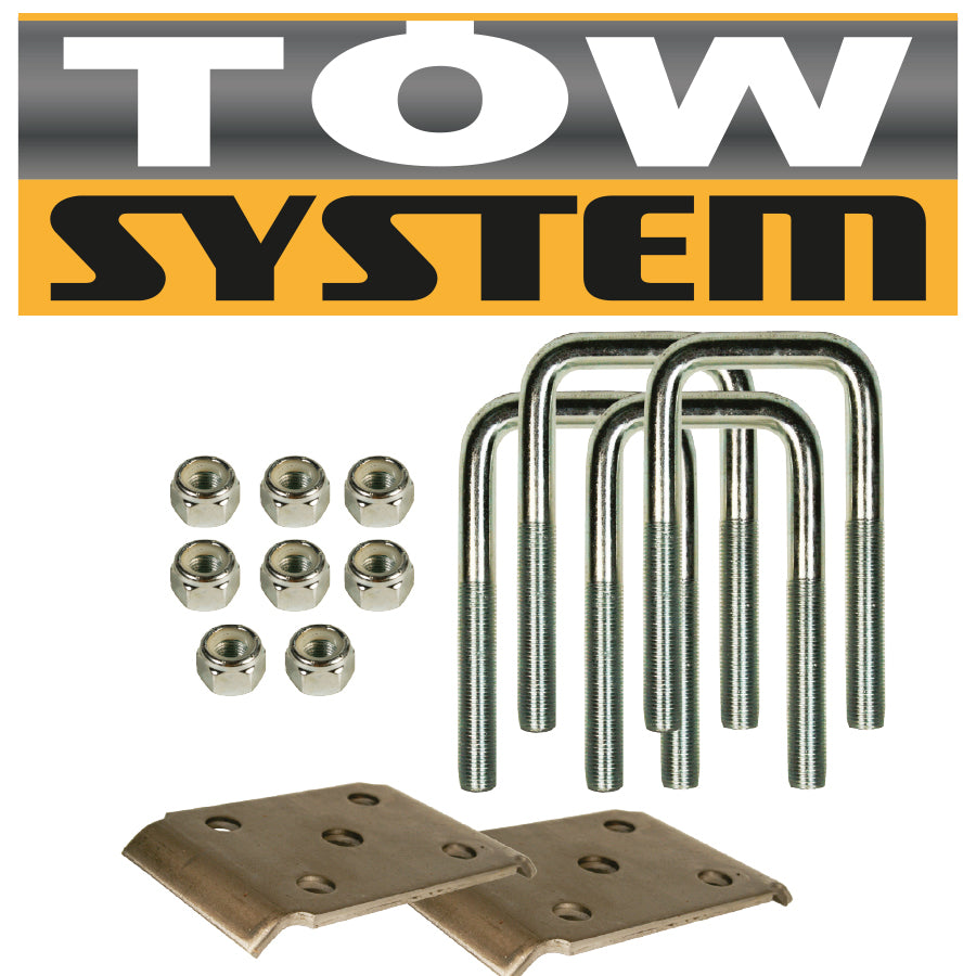 ENS 4 U-BOLT 2''CARRE 3/8 ''   PLAQUE ET