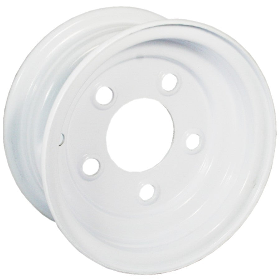 ROUE 8''x 7'',4 TROUS BLAN CHE