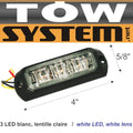 AVERTIS.3LED BLANC,12SEQ UENCES