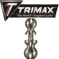 TRIMAX,BOULE DOUBLE 2''&2 ''5/16CHROME AVEC TIGE DE