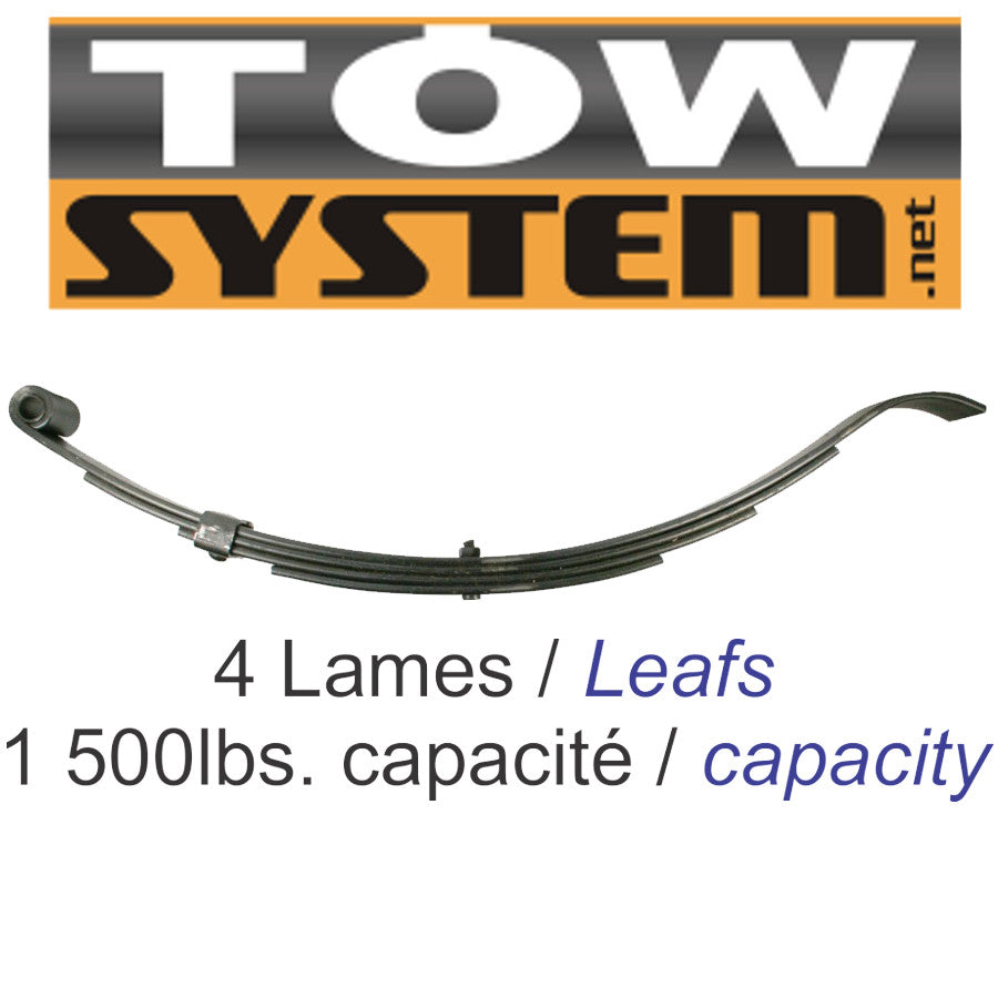 RESSORT 4 LAMES 1500LBS SLIPP , UNA-229