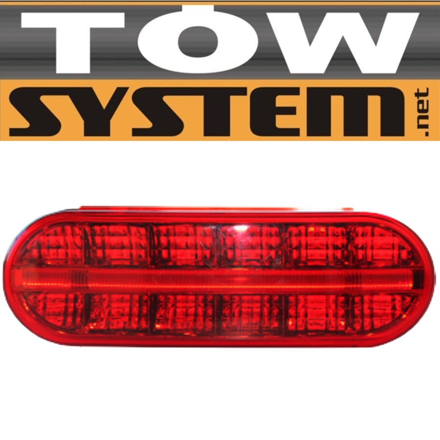 LUMIERE 14 LED 6'' OVAL R OUGE