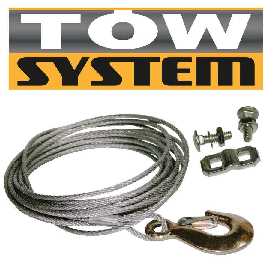 CABLE ACIER TREUIL,7/32'' x50'