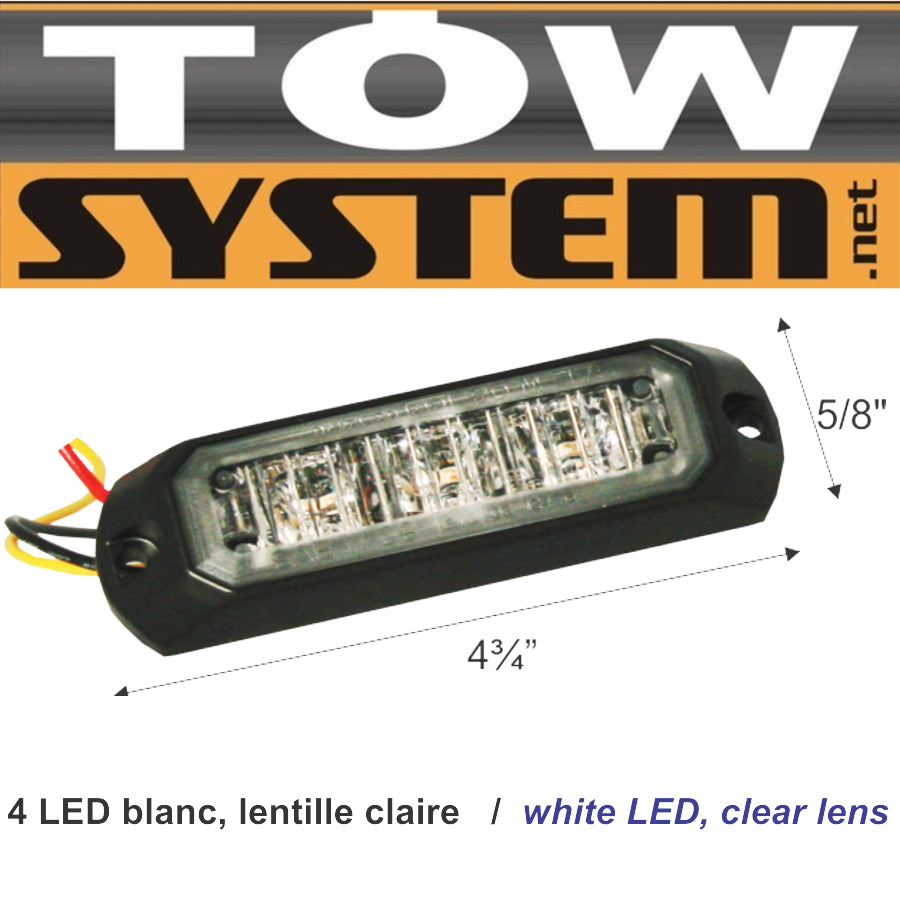 AVERTIS.4LED BLANC,19SEQ UENCES