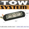 AVERTIS.4LED AMBRE,19SEQ UENCES