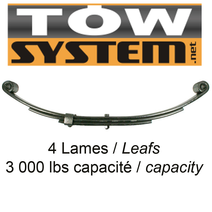 RESSORT 4 LAMES 3000LBS 25''1/4, UNA-221