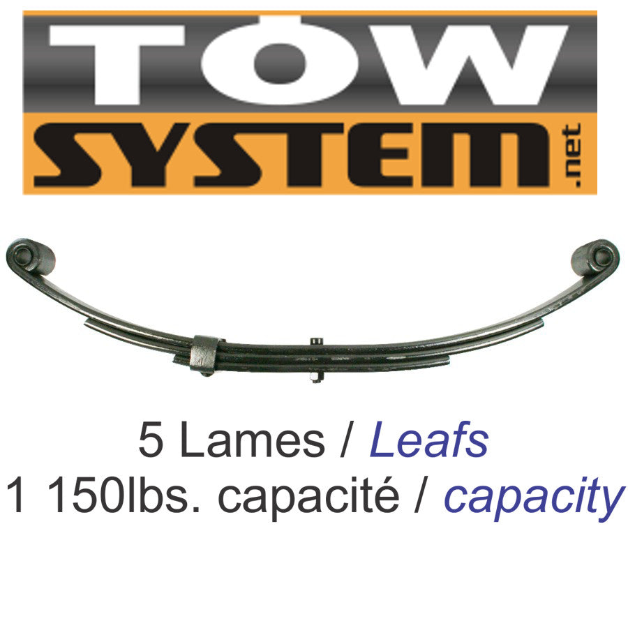 RESSORT 5 LAMES 1150LBS 28'' , UNA-191