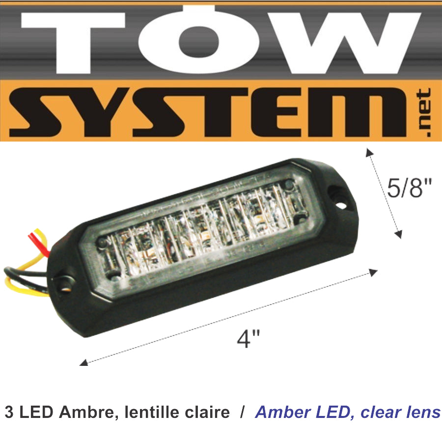 AVERTIS.3LED AMBRE,12SEQ UENCES