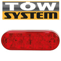 LUMIERE 10 LED 6'' OVAL R OUGE