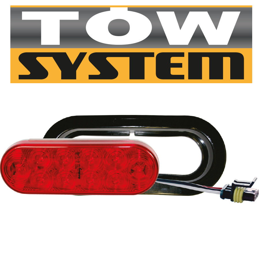 ENS.DE LUM,OVALE,10 LED SCELLE6''X2 1/4''