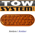 LUMIERE 24 LED OVALE 6''A MBRE