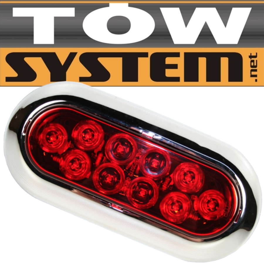 LUMIERE OVAL ROUGE 2 CON TACTSSURFACE CHROME