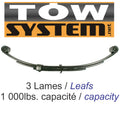 RESSORT 3 LAMES 1000LBS 20''1/4, UNA-169