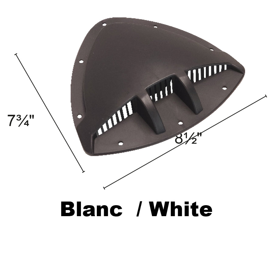 PRISE D'AIR EXT.PLASTIQU BLANC